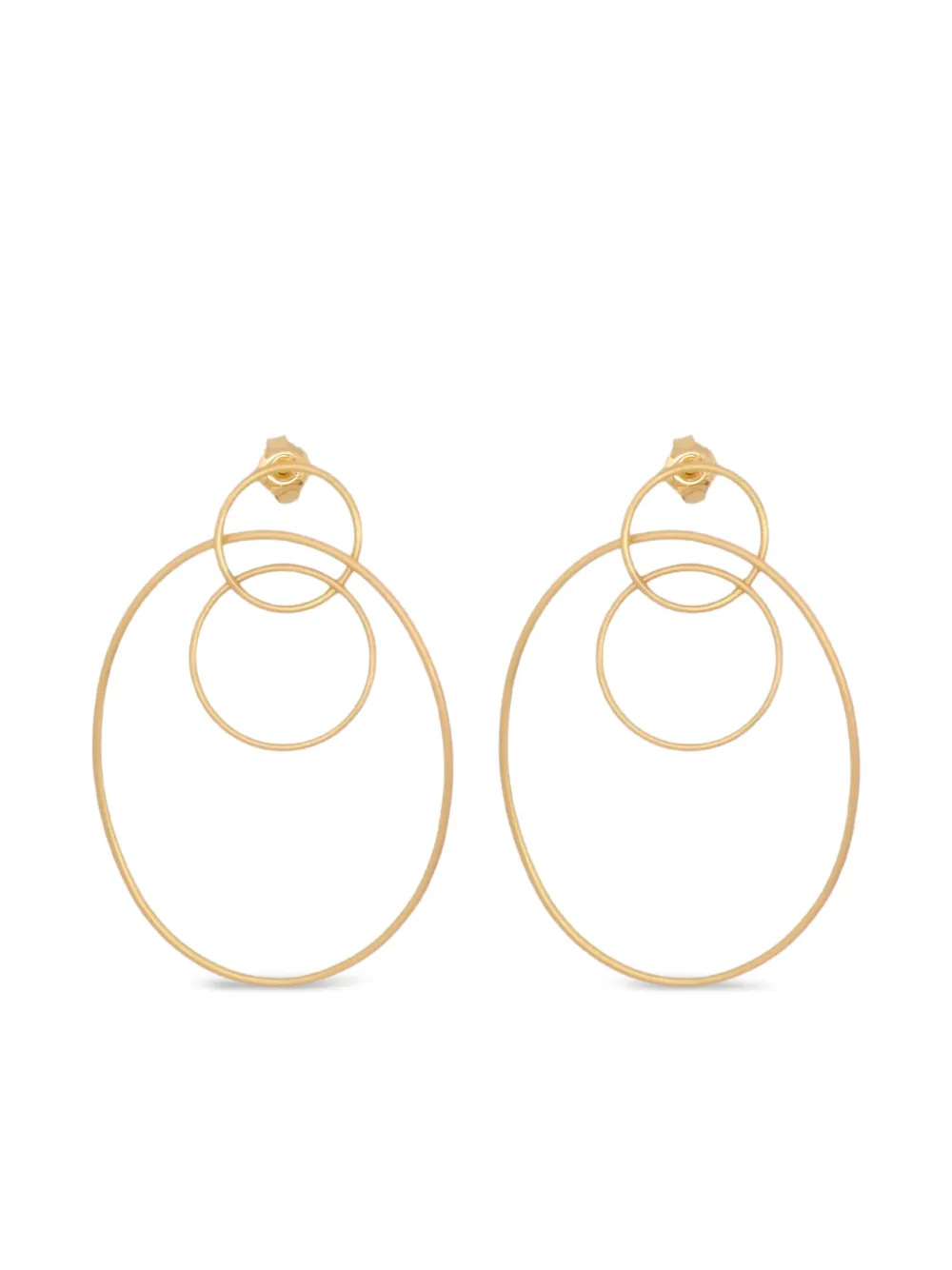 

Круглые серьги из 18-каратного золота Lia Di Gregorio, золотой