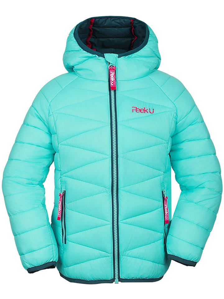 

Peek U Стеганая всесезонная куртка "Oceana" бирюзового цвета