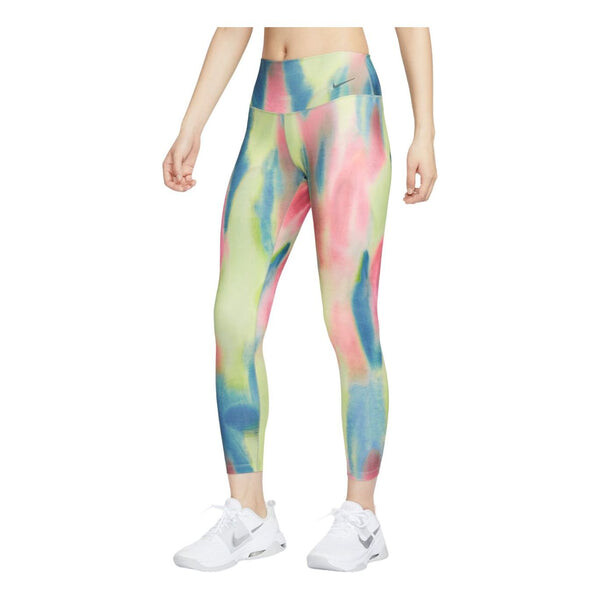 

Леггинсы artist collection леггинсы с высокой талией 7 8 азиатские размеры Nike, розовый