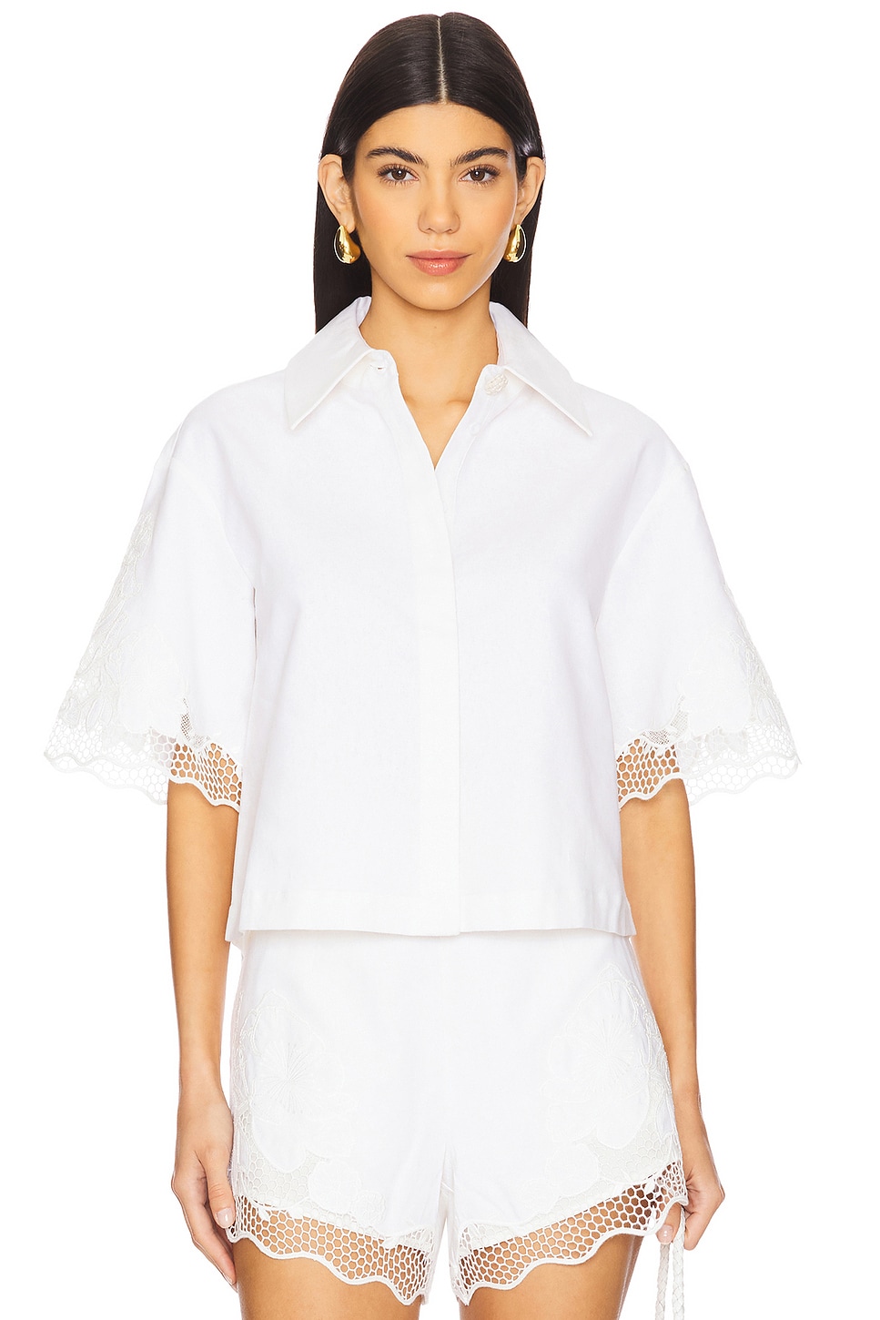 

Daphne boxy рубашка Clea, off white