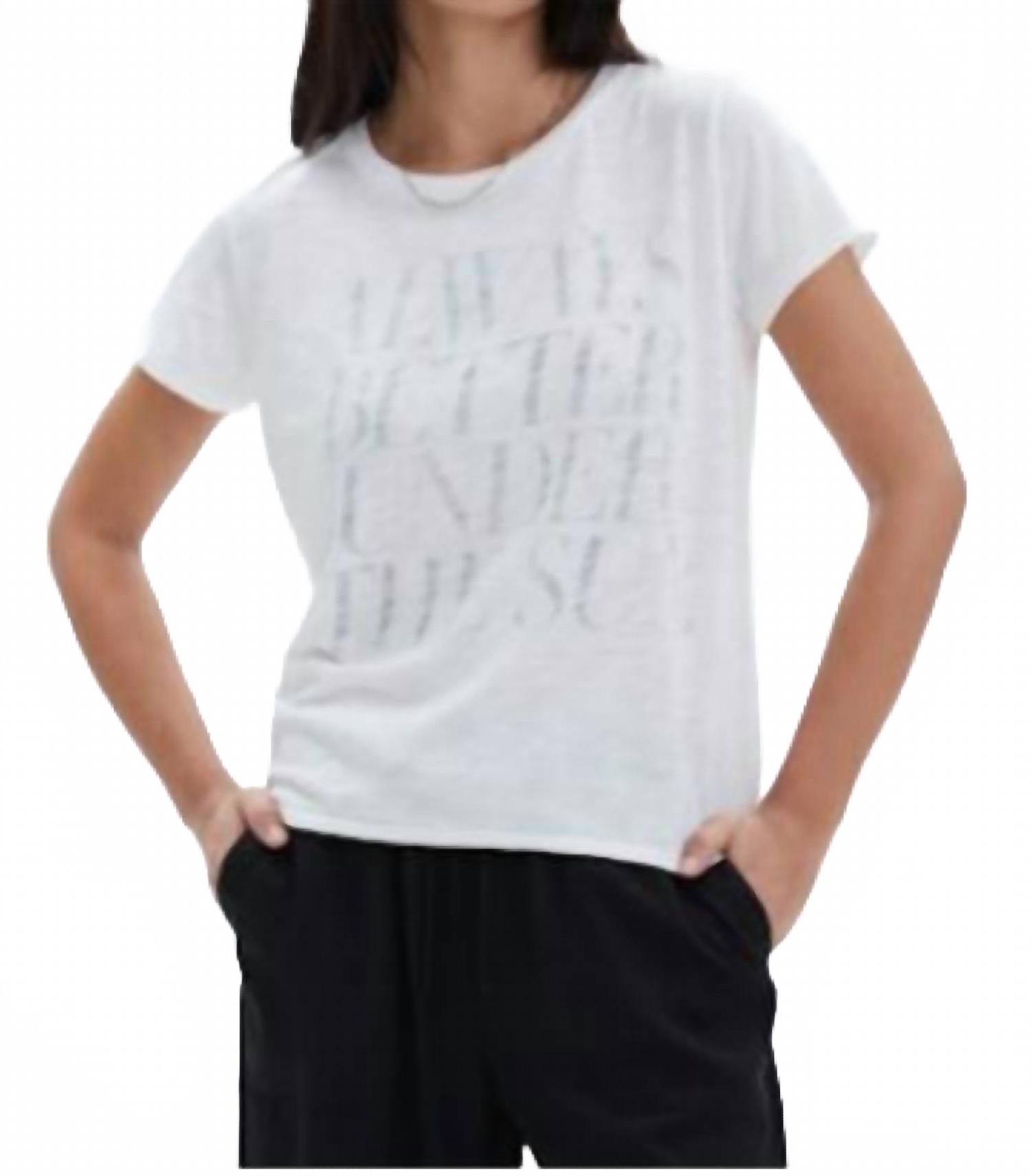 

Футболка Under The Sun белая CHRLDR