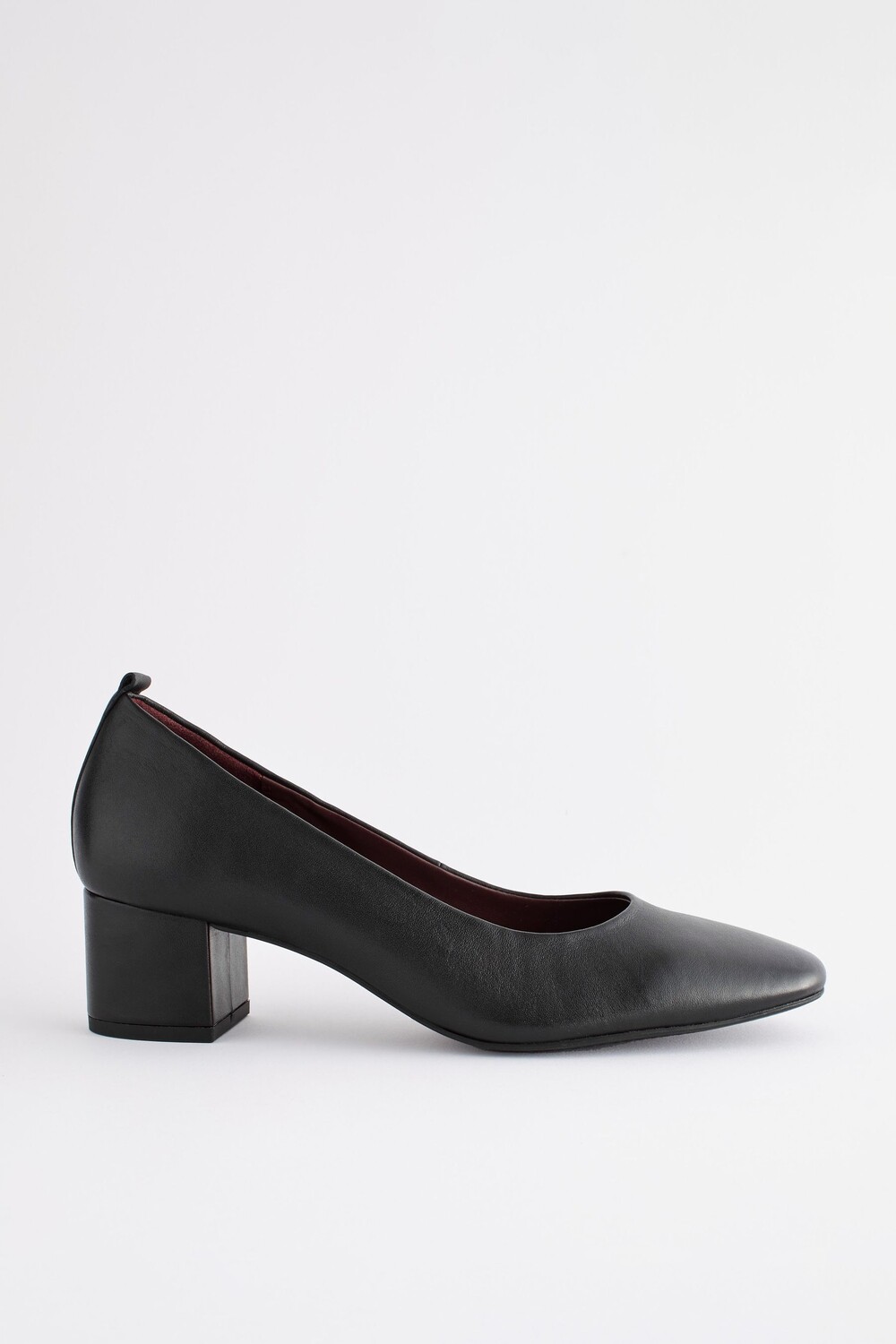 Кожаные туфли Forever Comfort на невысоком каблуке Next, черный — фото 3