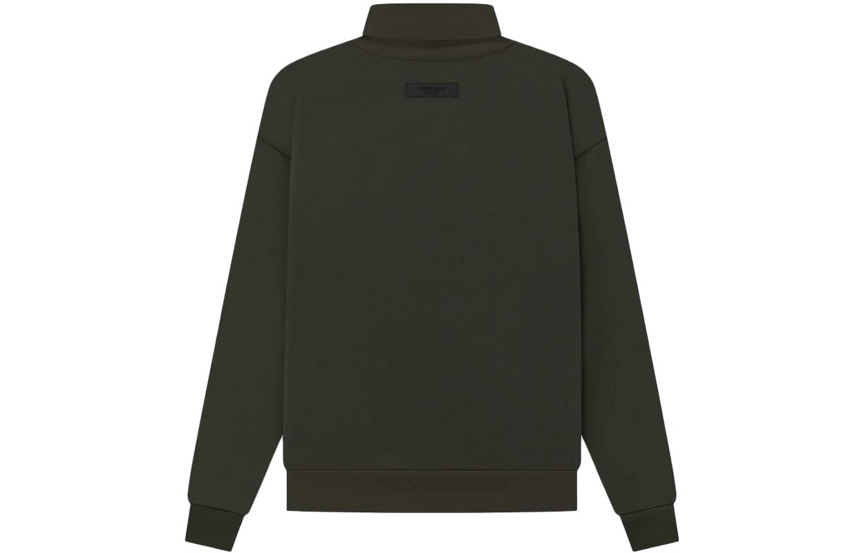 Футболка-водолазка Fear Of God Essentials, светло-черная — фото 3