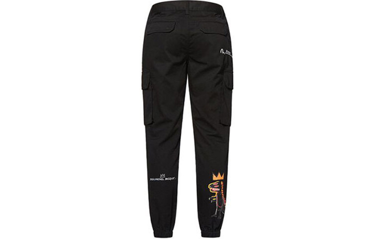 

Трикотажные спортивные штаны мужские черные Evisu, черный