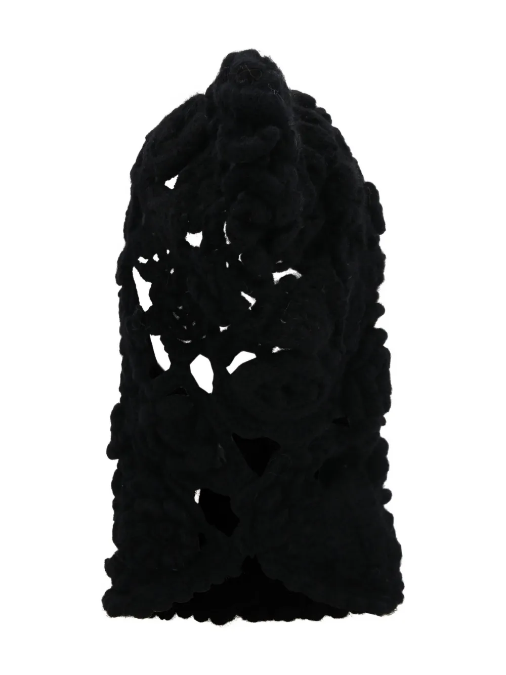 

Балаклава с цветочным принтом и разрезом сзади Comme des Garçons TAO, черный