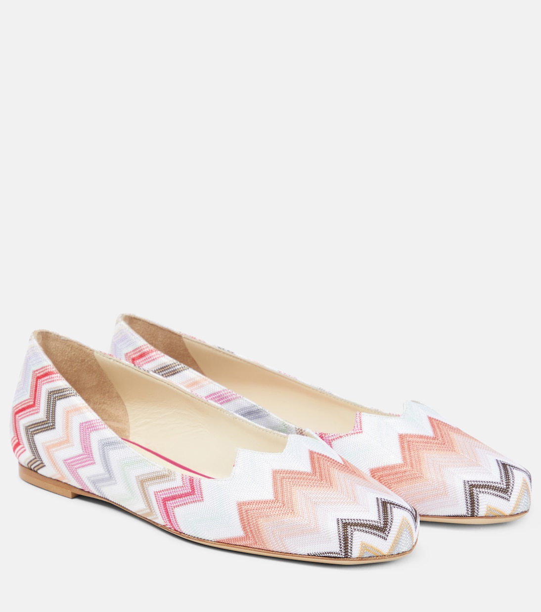 Балетки Zig Zag Missoni, розовый