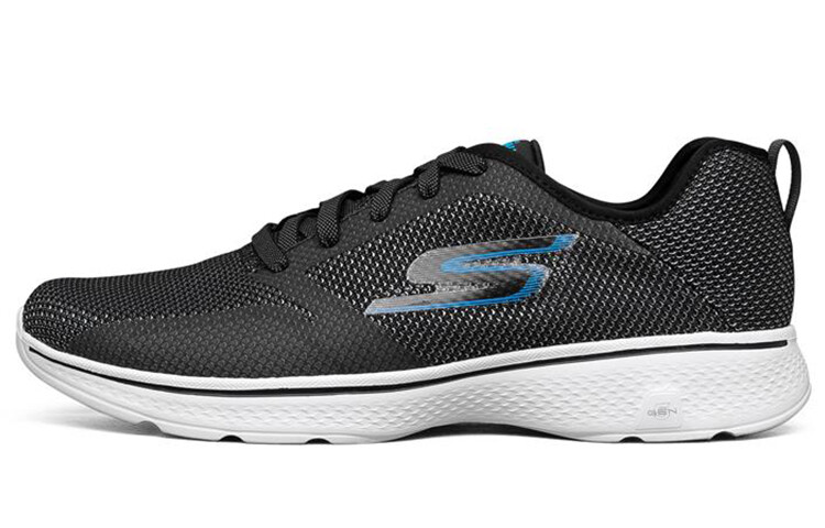 

Skechers Go Walk 4 Lifestyle Shoes Men Low-top Black/Blue