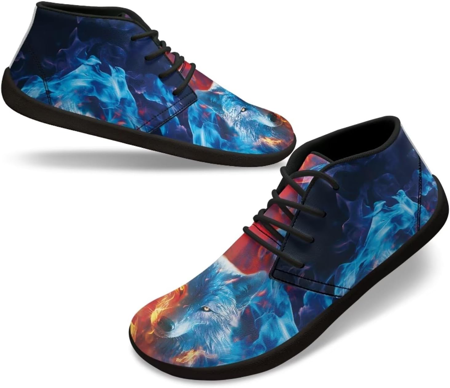 

Мужские кроссовки для ходьбы, походов, кемпинга с нулевым перепадом и противоскользящей подошвой Xixirimido, синий