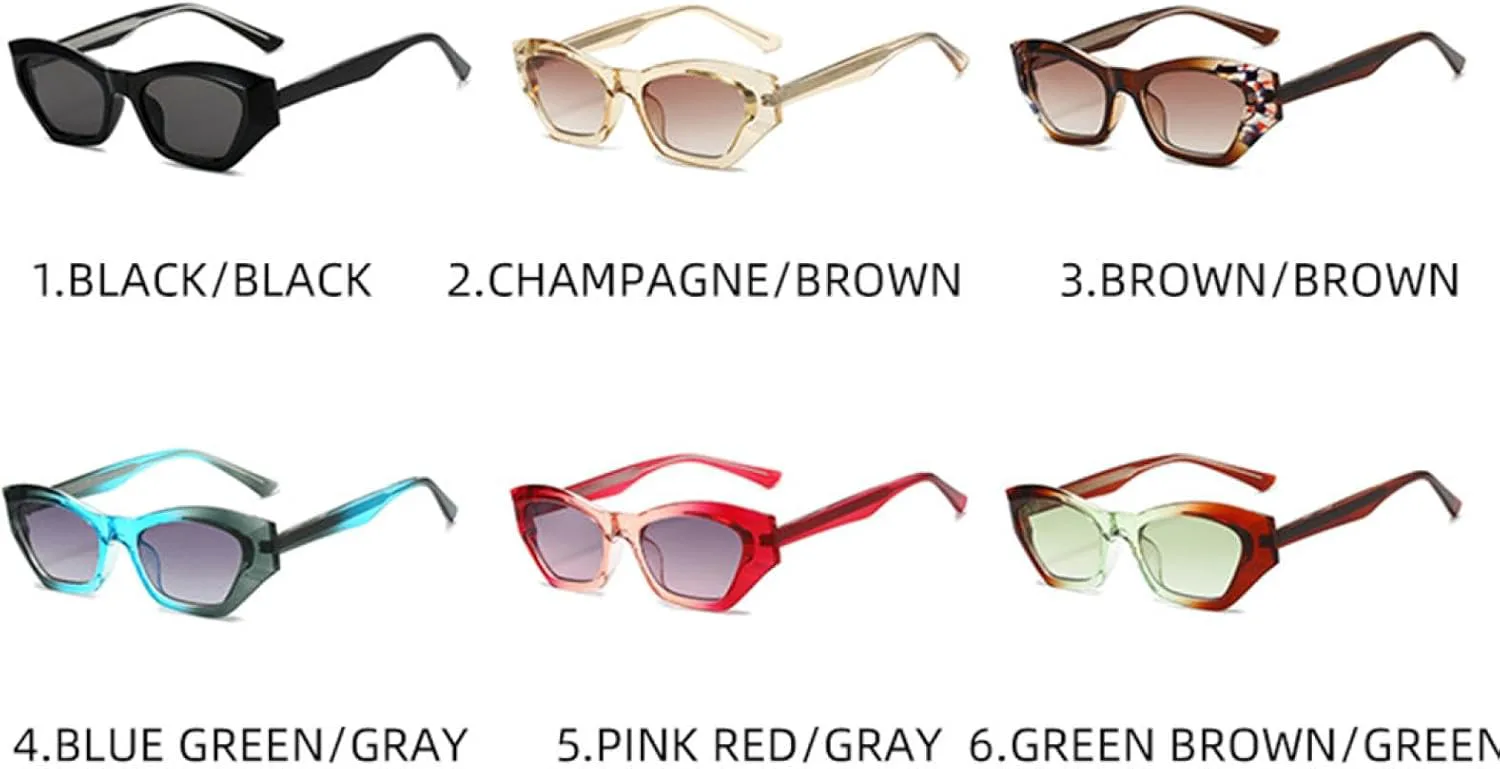 

Солнцезащитные очки «кошачий глаз» для женщин, градиентные винтажные солнцезащитные очки для мужчин, солнцезащитные очки UV400 для женщин SZVVBKK, Champagne