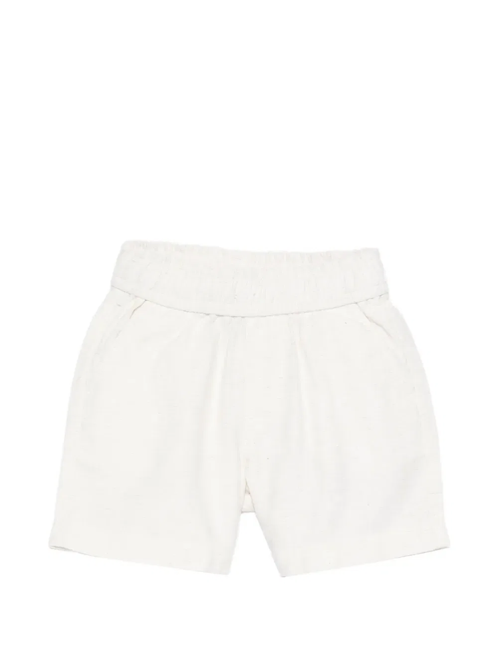 Шорты с эластичным поясом Trussardi Junior, нейтральный
