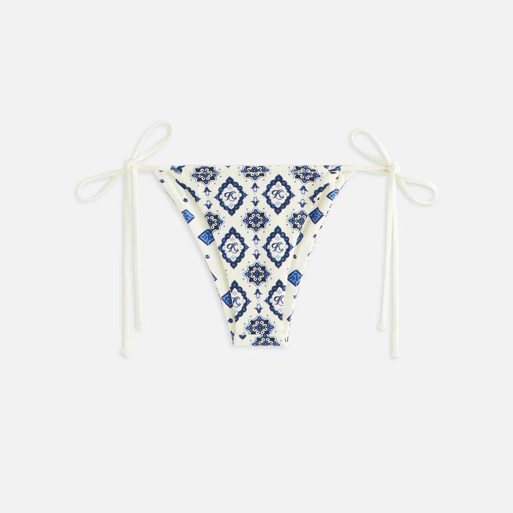 

Низ бикини Kith Women Tova Baroque Tile Tie Bottom, цвет Sandrift