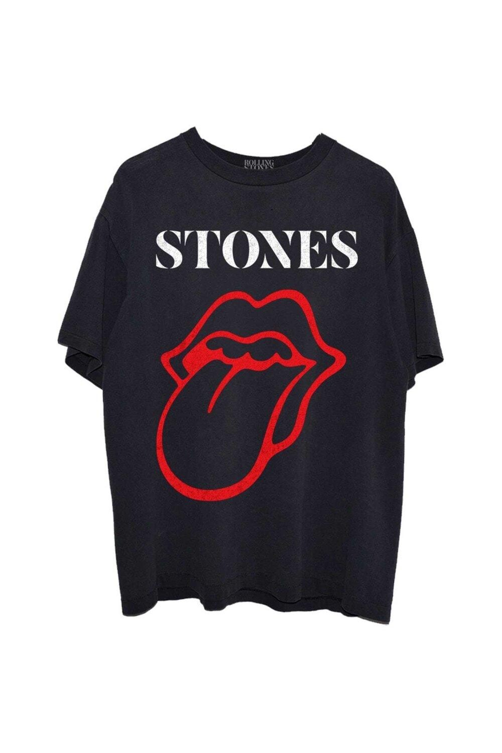 

Хлопковая футболка с логотипом Sixty The Rolling Stones, черный