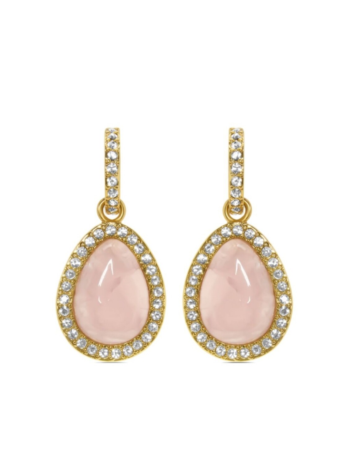 

Серьги-подвески Cabochon с кварцем Oscar de la Renta, розовый