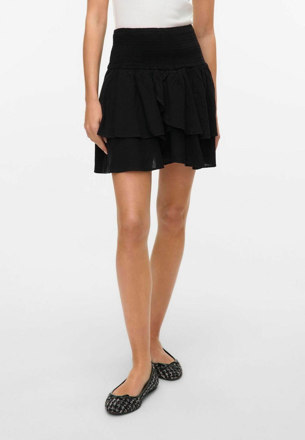 

Мини-юбка VMLINN KURZER Vero Moda, черный
