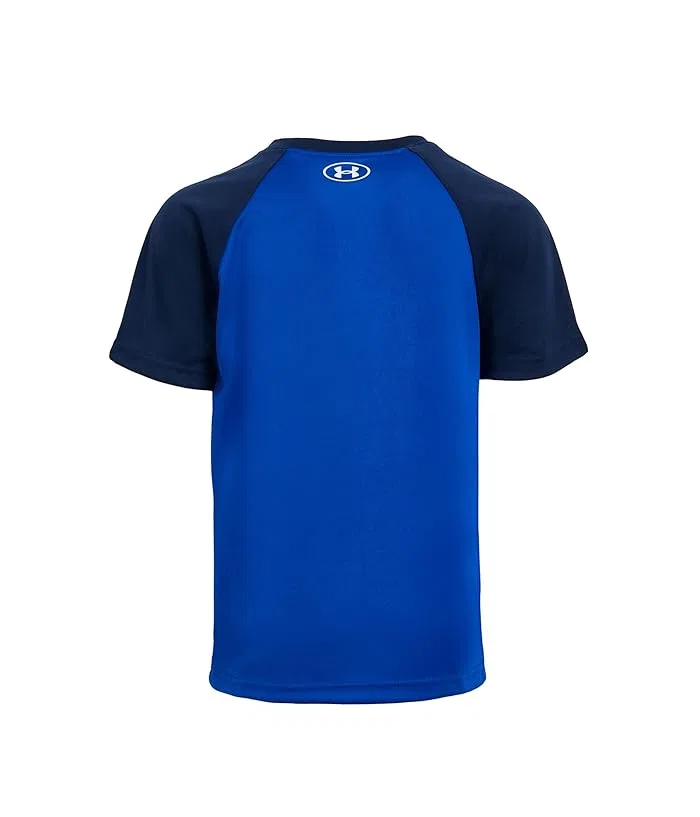 Футболка Baseball Tech Raglan с коротким рукавом Under Armour Kids, Royal — фото 2