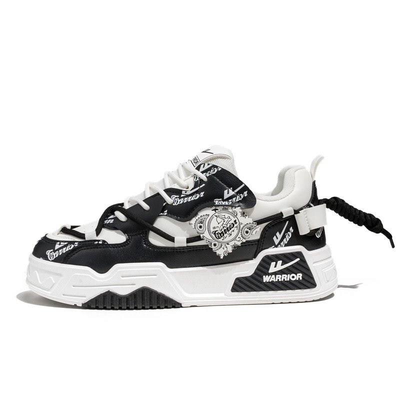 

Кроссовки WARRIOR Street Skateboarding Shoes Men, черный/белый