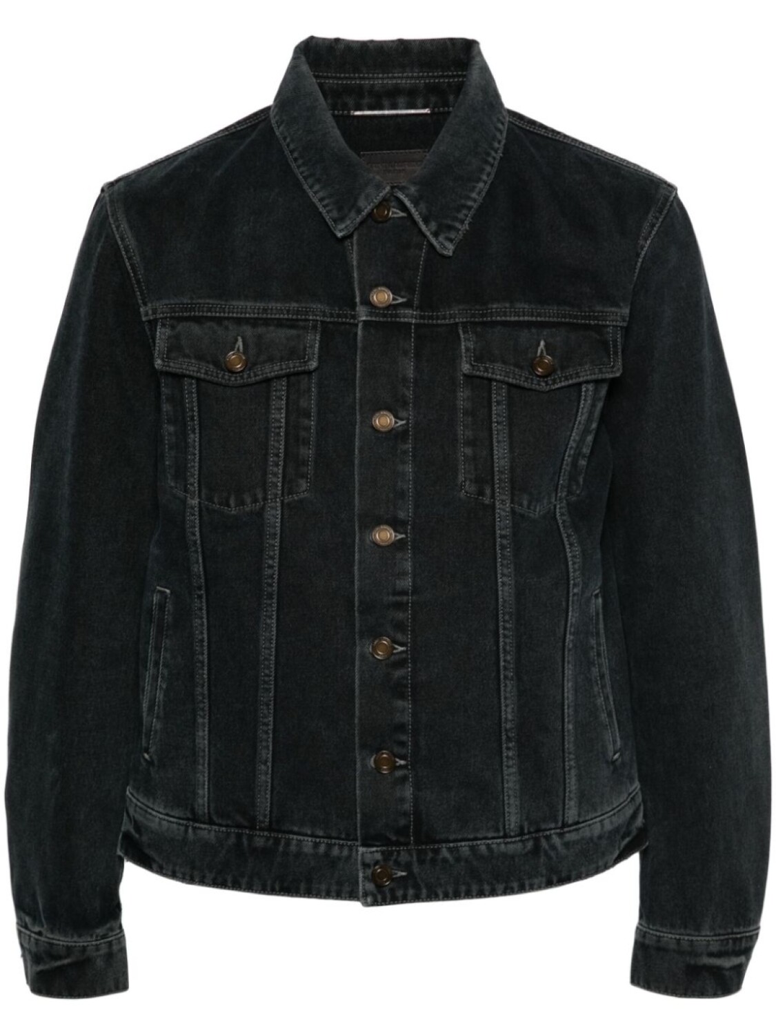 

Saint Laurent джинсовая куртка, черный