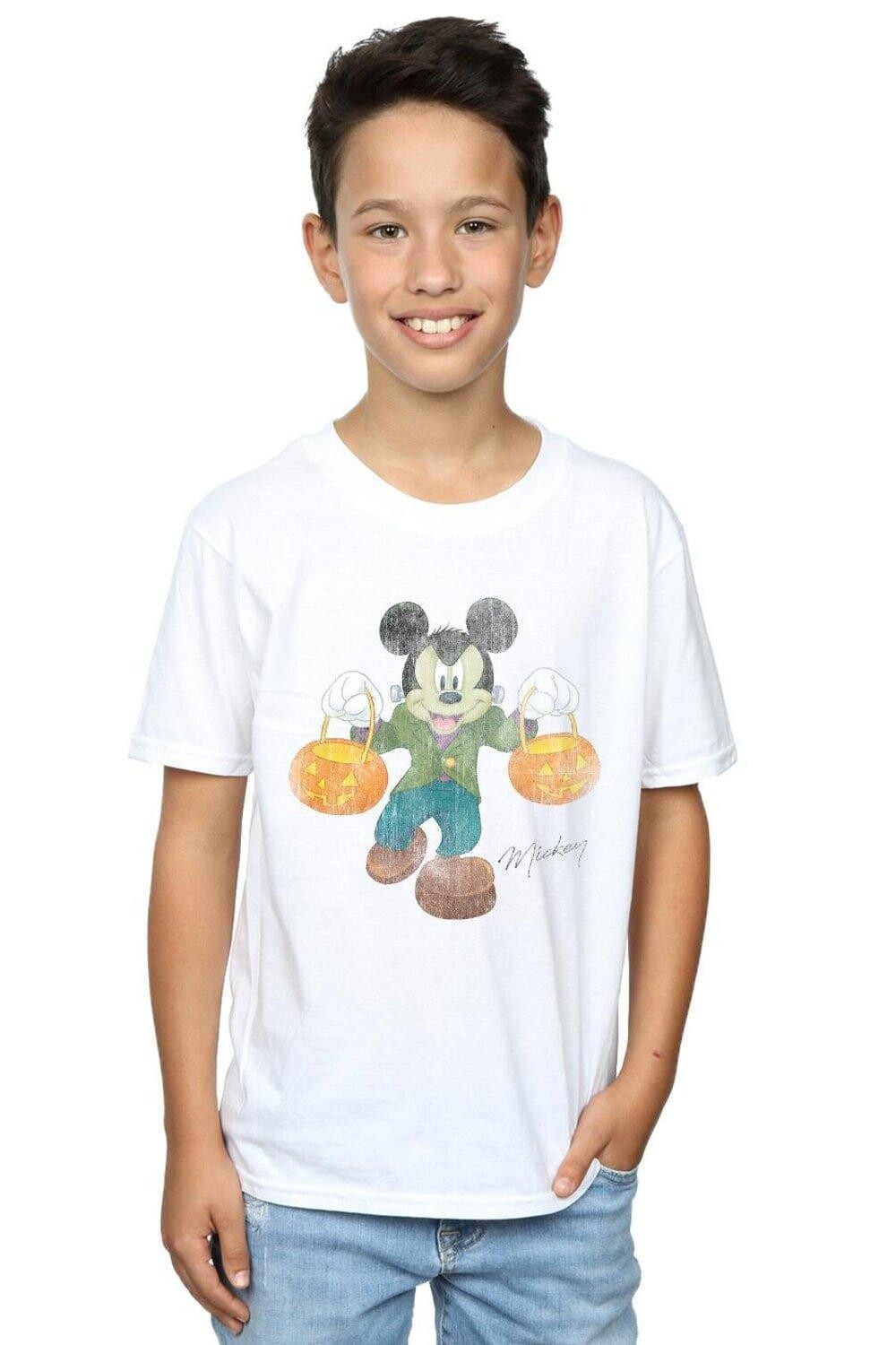 

Футболка Франкенштейна с Микки Маусом Disney, белый