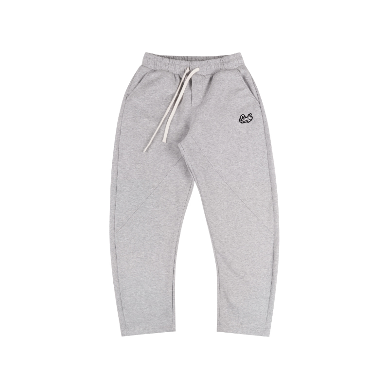 

Повседневные брюки унисекс, прямого кроя Slamble, heather серый (fleece-lined)