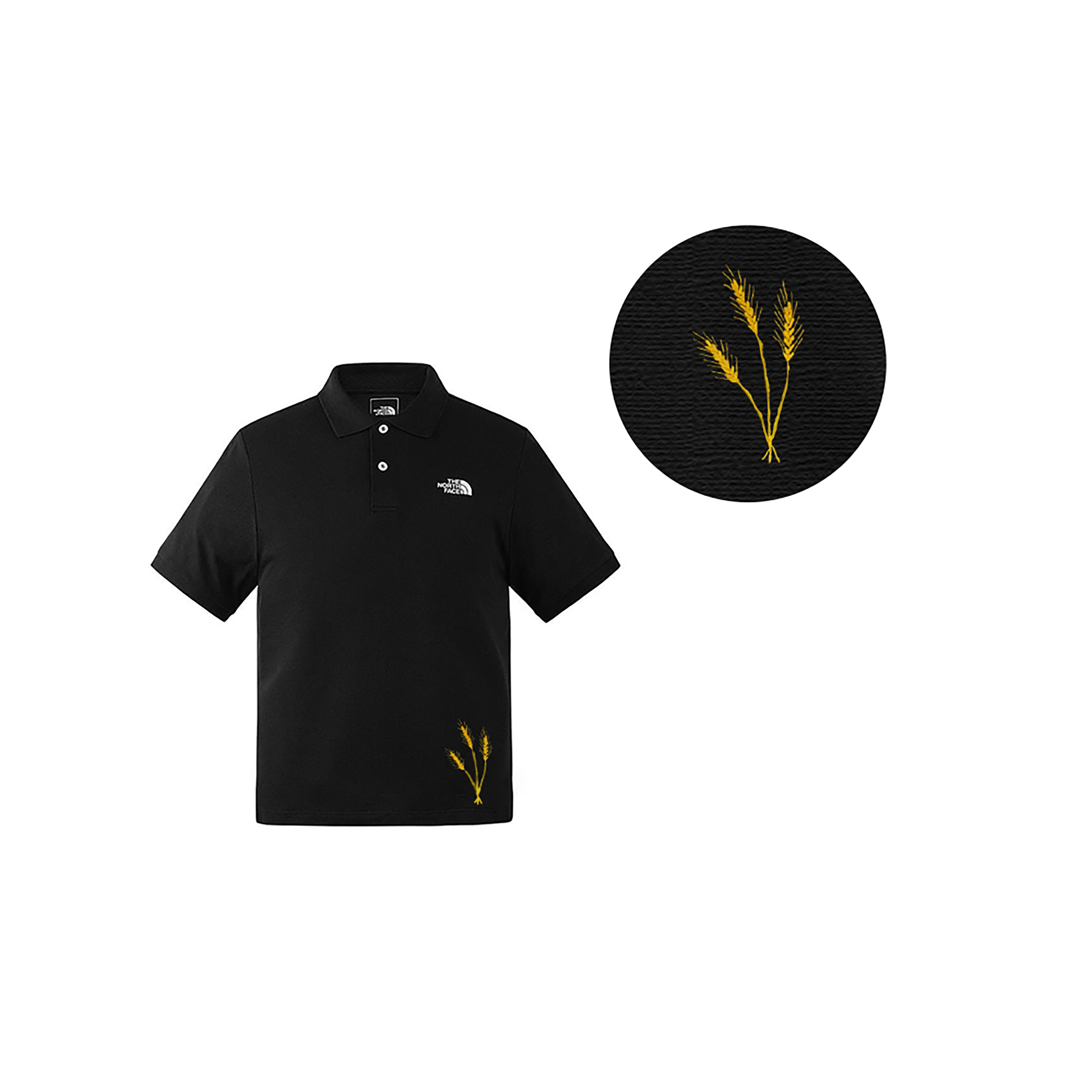 

THE NORTH FACE Мужская черная поло, Черный, THE NORTH FACE Мужская черная поло
