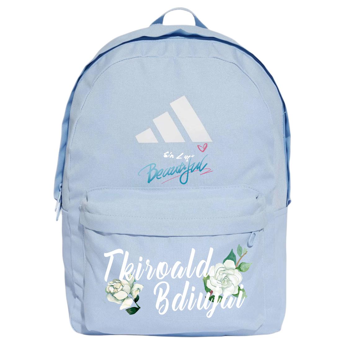 

Adidas Женский рюкзак из ткани светящийся синий, Floral