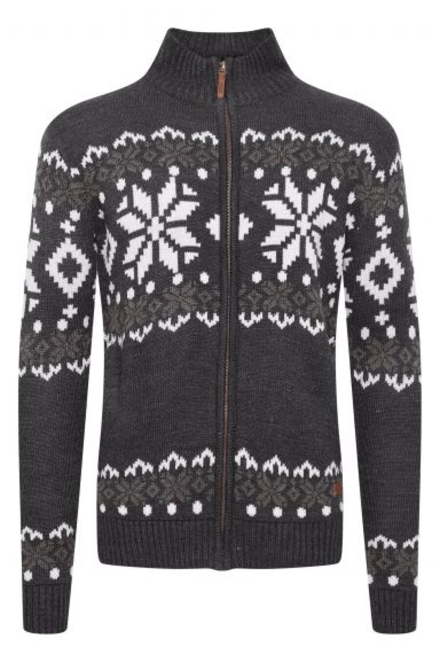 

Вязаный кардиган !Solid Noran, цвет Grey/Dark grey