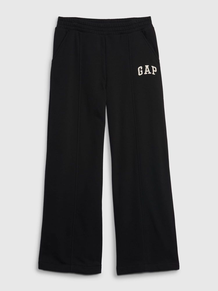 

Детские широкие спортивные штаны Gap, черный