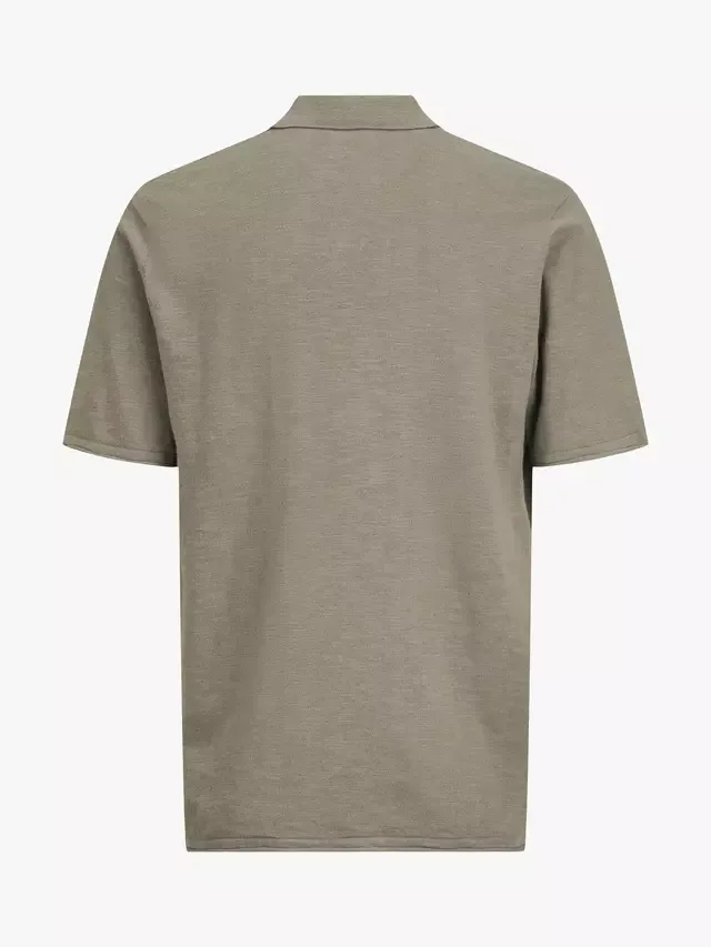Детская хлопковая трикотажная рубашка-поло Kane, цвет ветивер Jack & Jones — фото 2