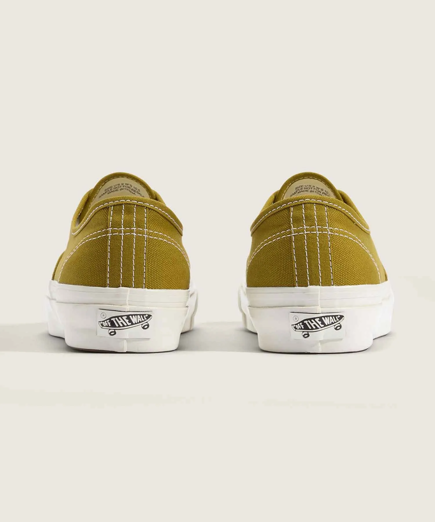 Унисекс кеды из канваса VANS PREMIUM Authentic хаки-коричневые — фото 4