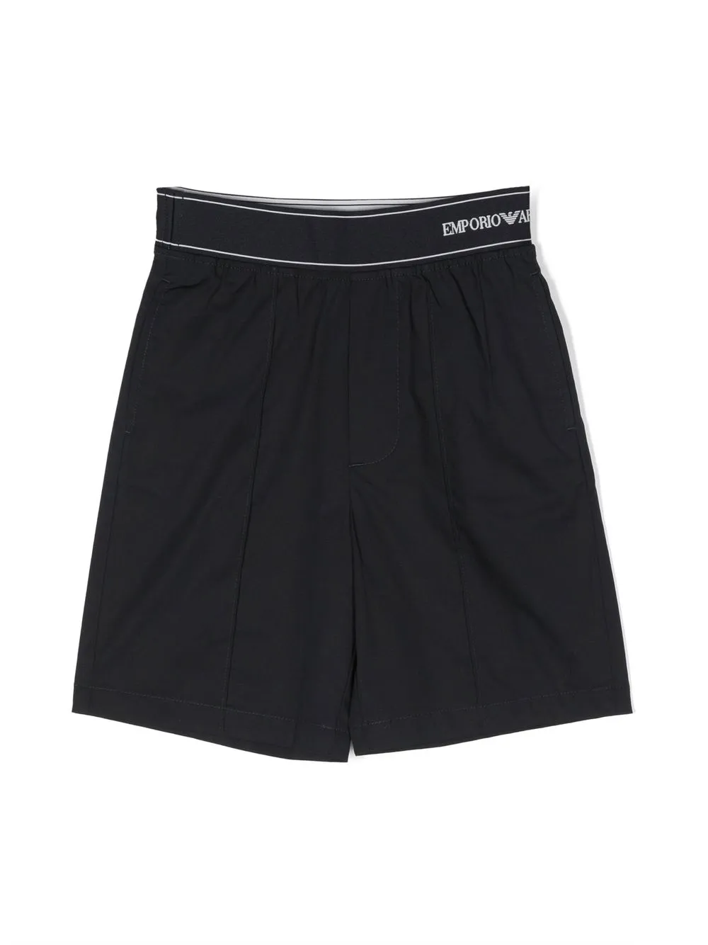 

Шорты-бермуды с логотипом Emporio Armani Kids, синий