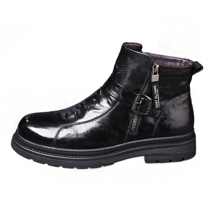 

YEDANI Черные мужские ботинки на щиколотку однослойные, цвет Black Single Layer Shoes