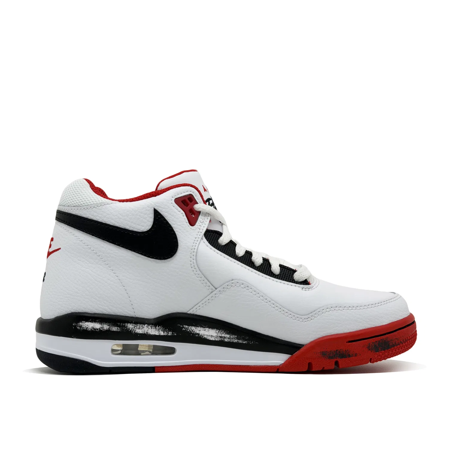 Кроссовки баскетбольные Nike Flight Legacy Black White Red — фото 4