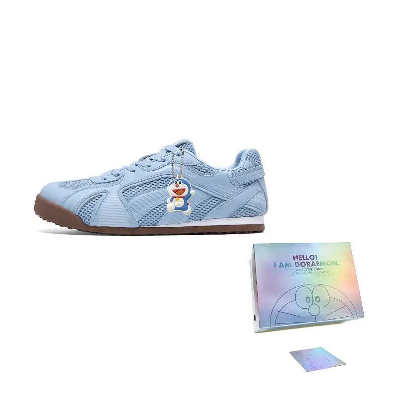 

Doraemon Дораэмон Низкие кеды унисекс муссовый синий, цвет Mousse Blue