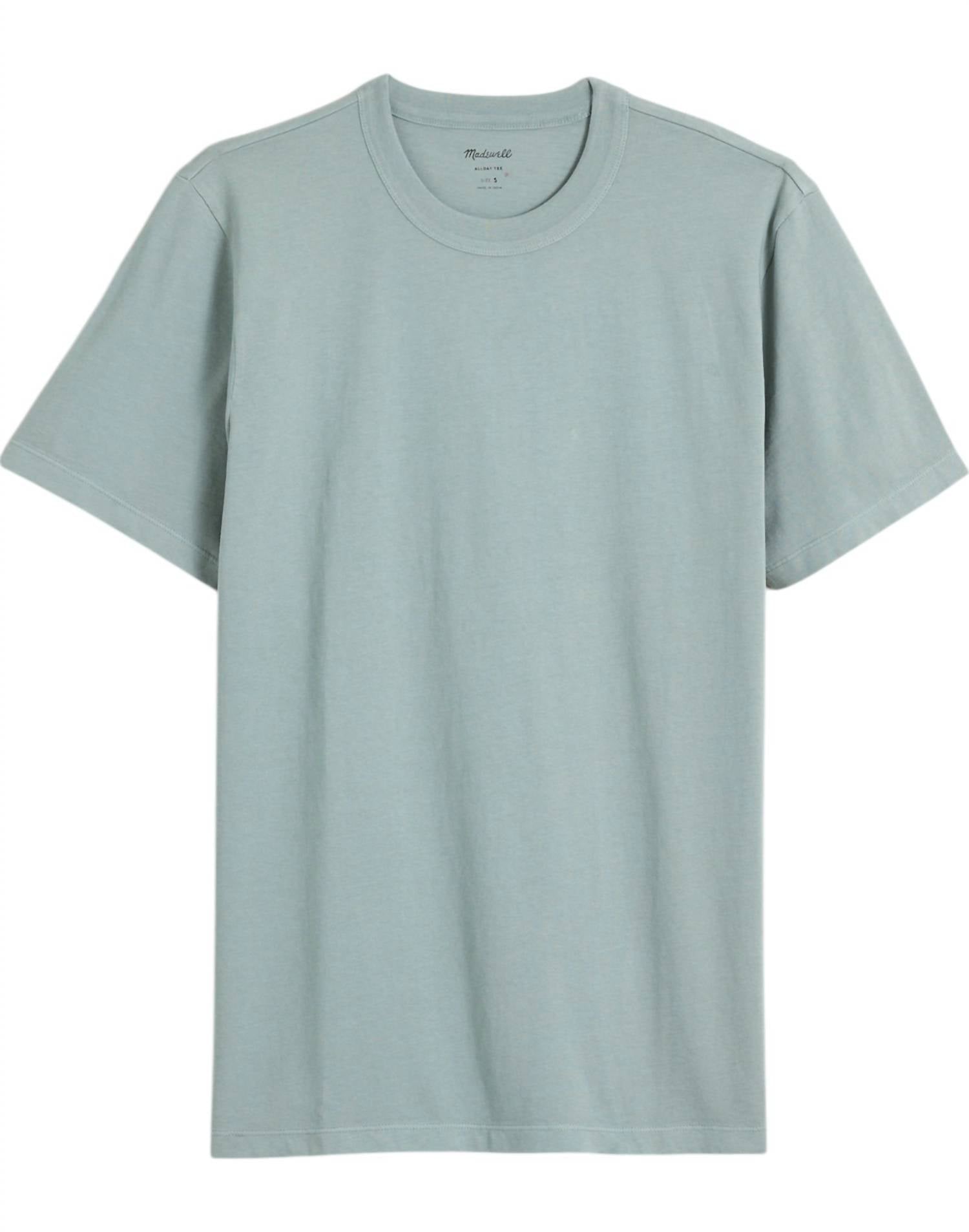 

Футболка Allday Crewneck, окрашенная в серый цвет Madewell