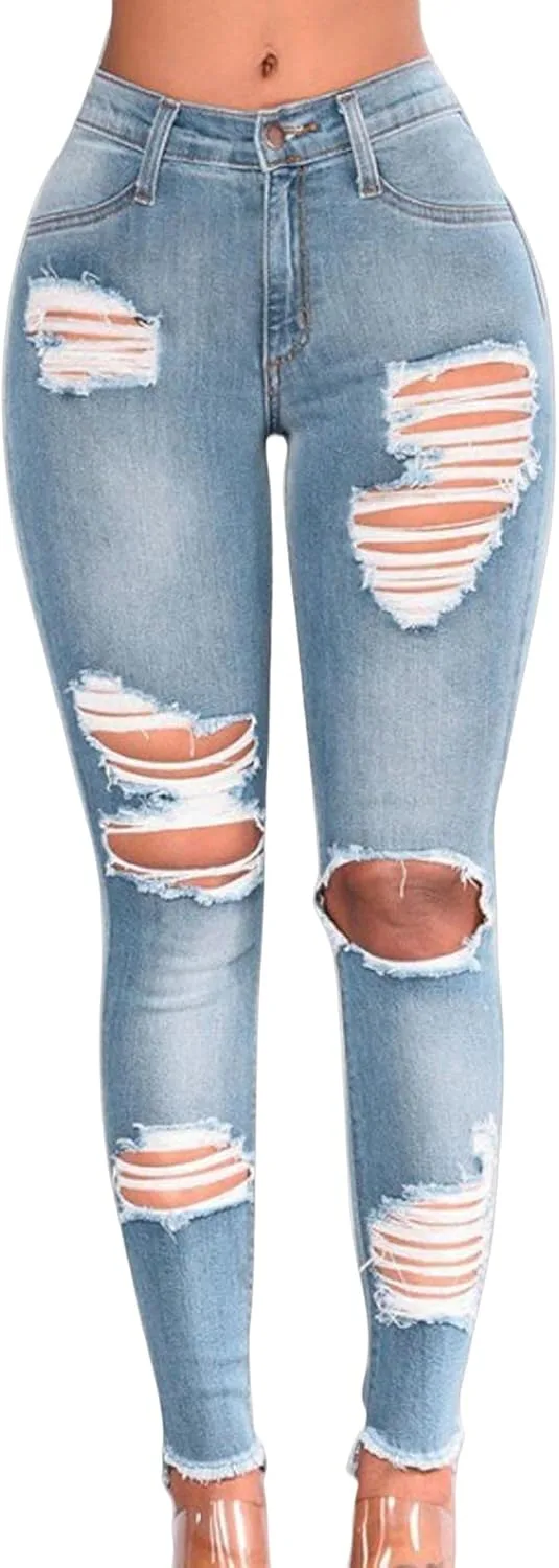 

Женские джинсы-легинсы Ripped с эффектом подтяжки BERTHYFAI