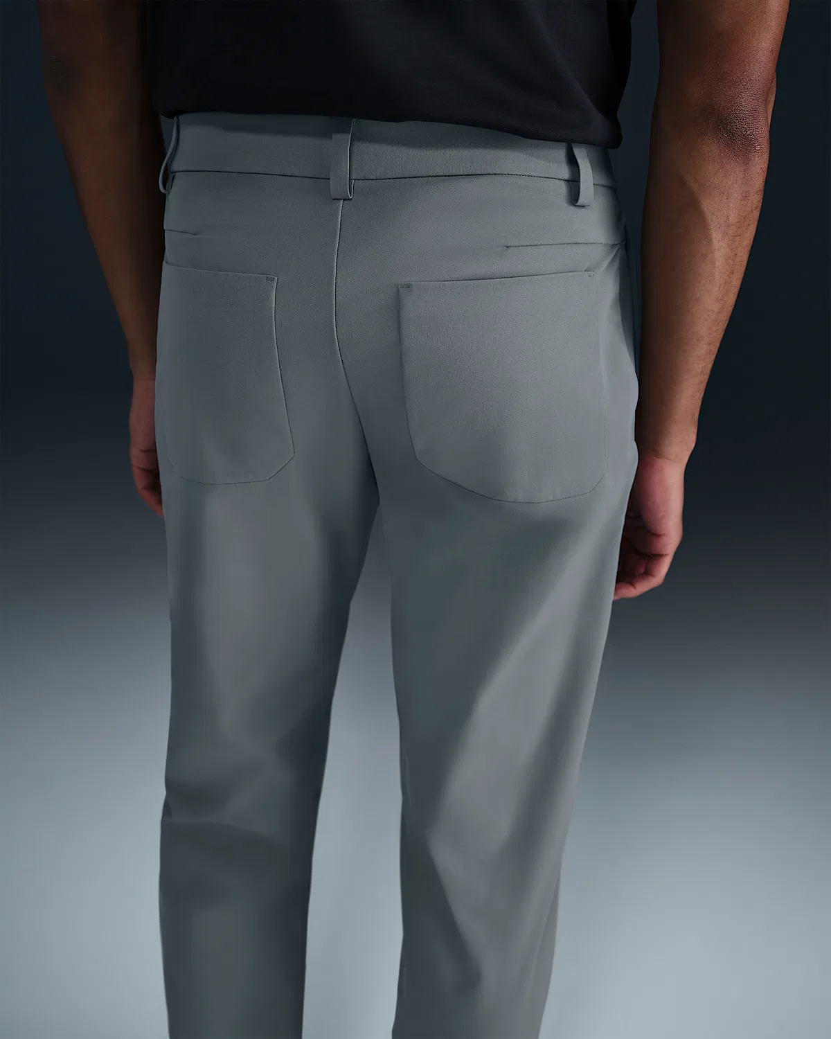 Мужские брюки Dri-FIT 5-Pocket Regular Nike 24.7 PerfectStretch, Smoke Grey/Black/Nano Grey — фото 3