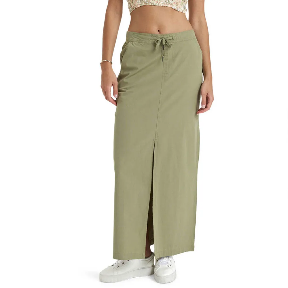 

Юбка Roxy Iconic Land midi, зеленый