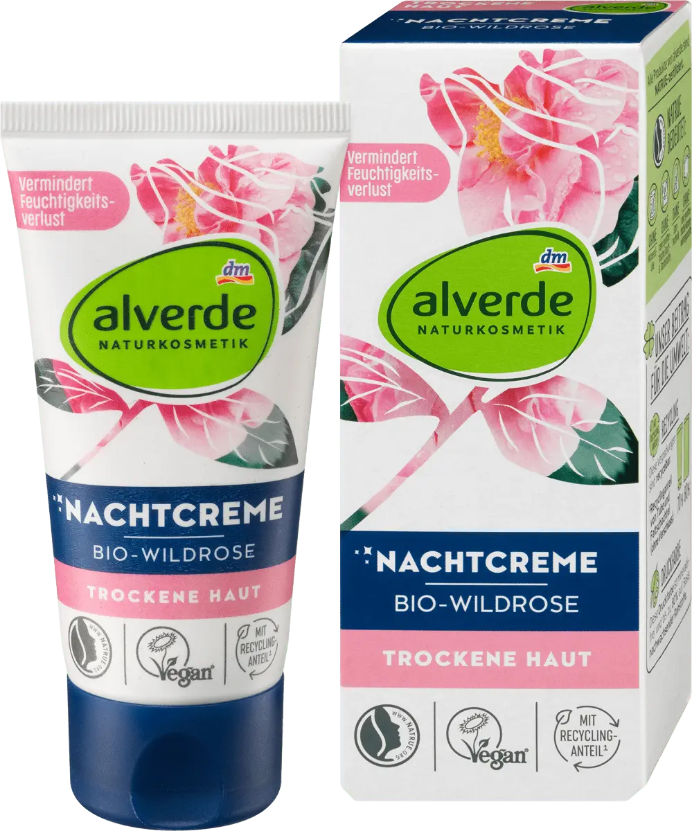 

Ночной крем «Дикая роза» 50мл alverde NATURKOSMETIK