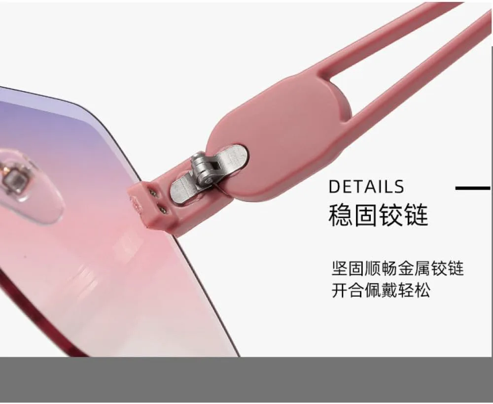 

Большие солнцезащитные очки унисекс в стиле ретро с защитой от УФ-излучения UV400, без оправы, классические очки для водителя и шофера, 2 штуки WNCKSQ, 5