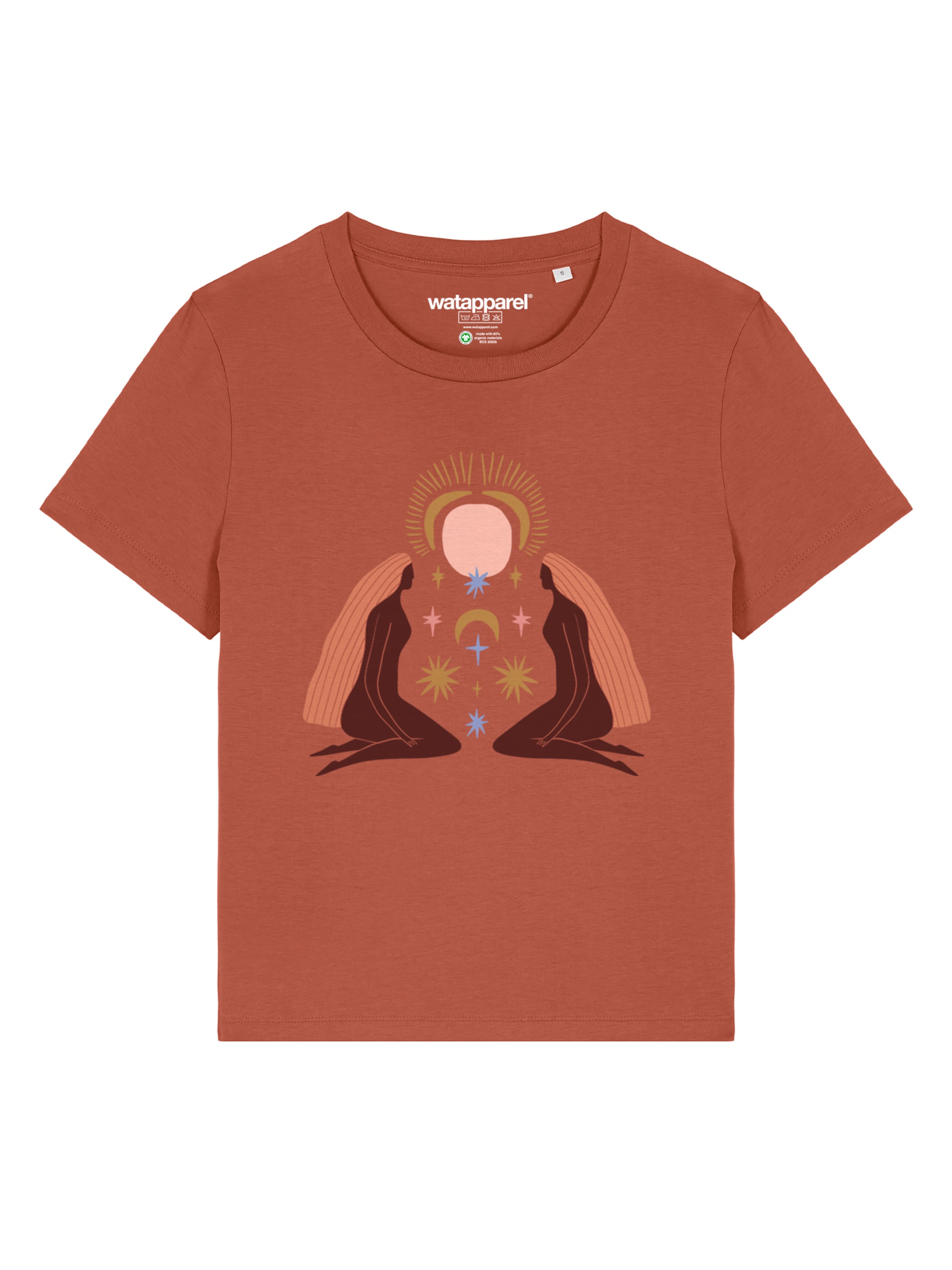 

Watapparel Футболка 'Love and flex' в цвете Rusty Red, Бордовый, Красный, Watapparel Футболка 'Love and flex' в цвете Rusty Red, Бордовый
