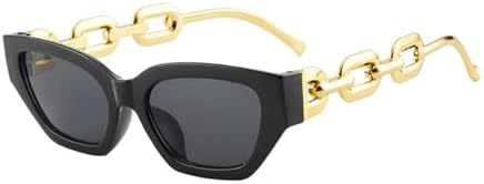 

Солнцезащитные очки для женщин, маленькая оправа, имитация металлической цепочки, винтажные очки, защита от солнца на открытом воздухе, солнцезащитные очки для мужчин MTZJH, 2