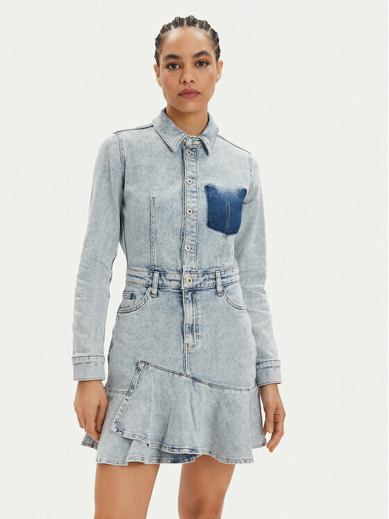 

Платье стандартного кроя Karl Lagerfeld Jeans, синий