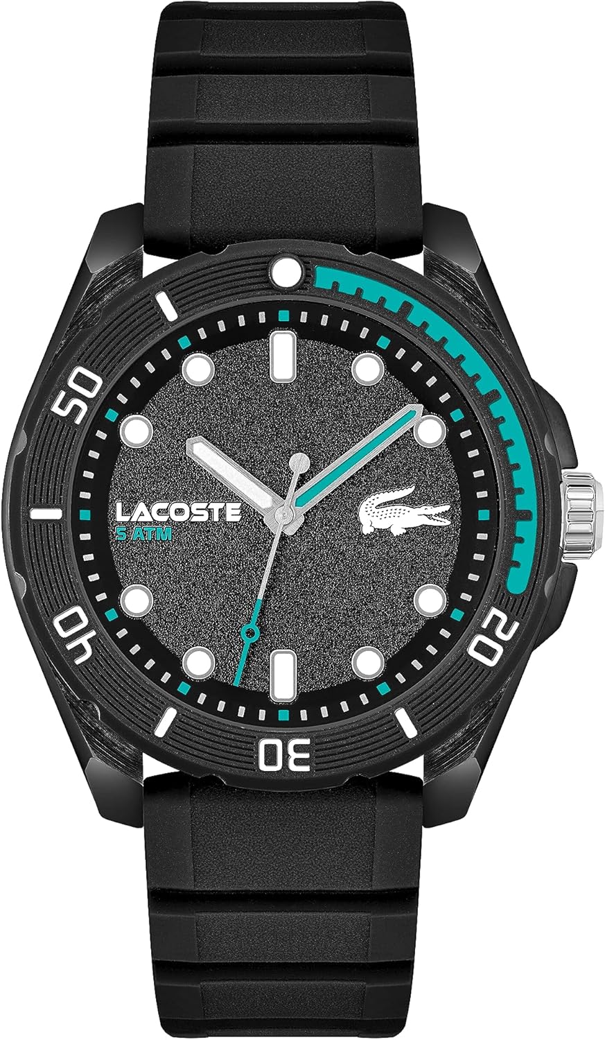 

Lacoste Finn мужские часы 3H | вдохновленные морской тематикой с безелем из переработанных океанских отходов | водонепроницаемые - 5 атм/50 метров, Black