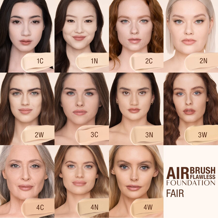Безупречная матирующая тональная основа Airbrush Flawless Blurring & Matte Full Coverage Foundation Charlotte Tilbury, 1 oz/30 mL, 3 Neutral — фото 3