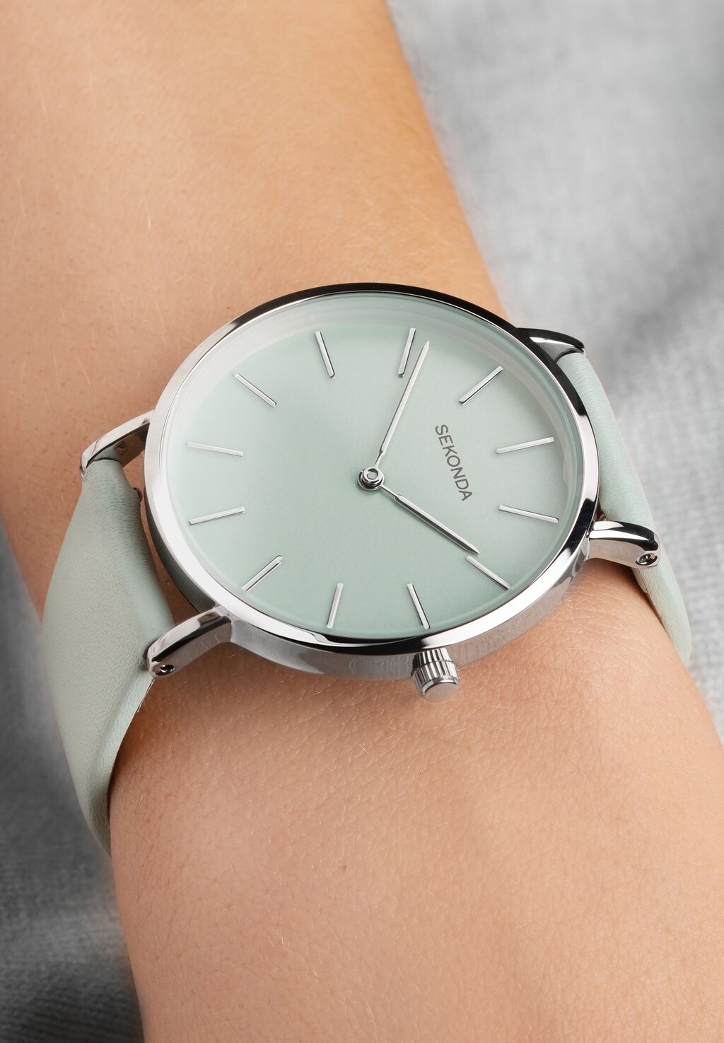 

Часы WITH ROUND CASE Sekonda, светло-зеленый