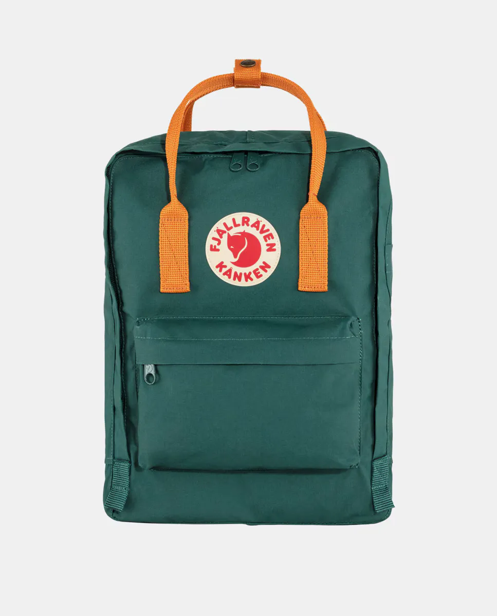 

Темно-зеленый рюкзак Kanken на молнии Fjällräven