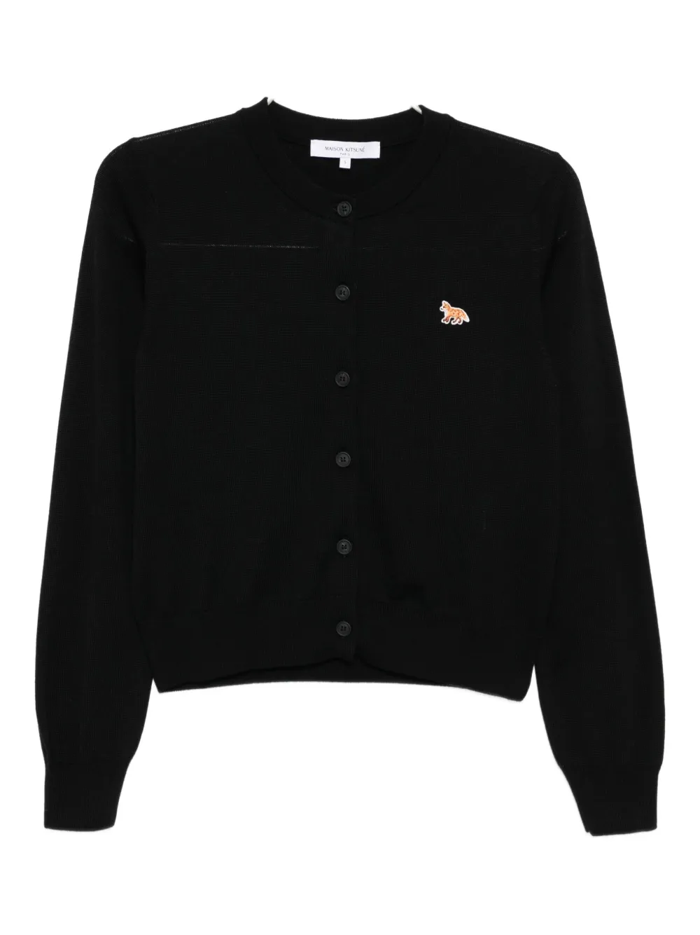 

Кардиган с нашивкой Baby Fox Patch Maison Kitsuné, черный
