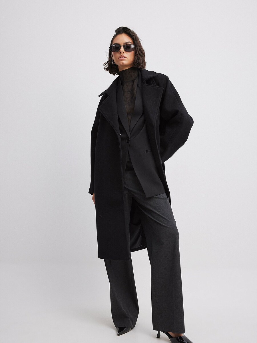 

Пальто межсезонное NA-KD, черный