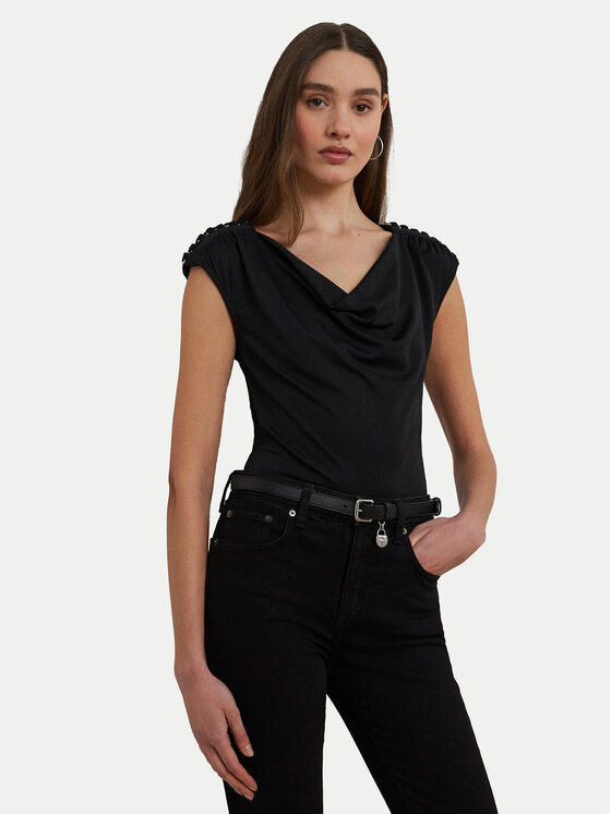 

Блузка свободного кроя 200889317003 Lauren Ralph Lauren, черный