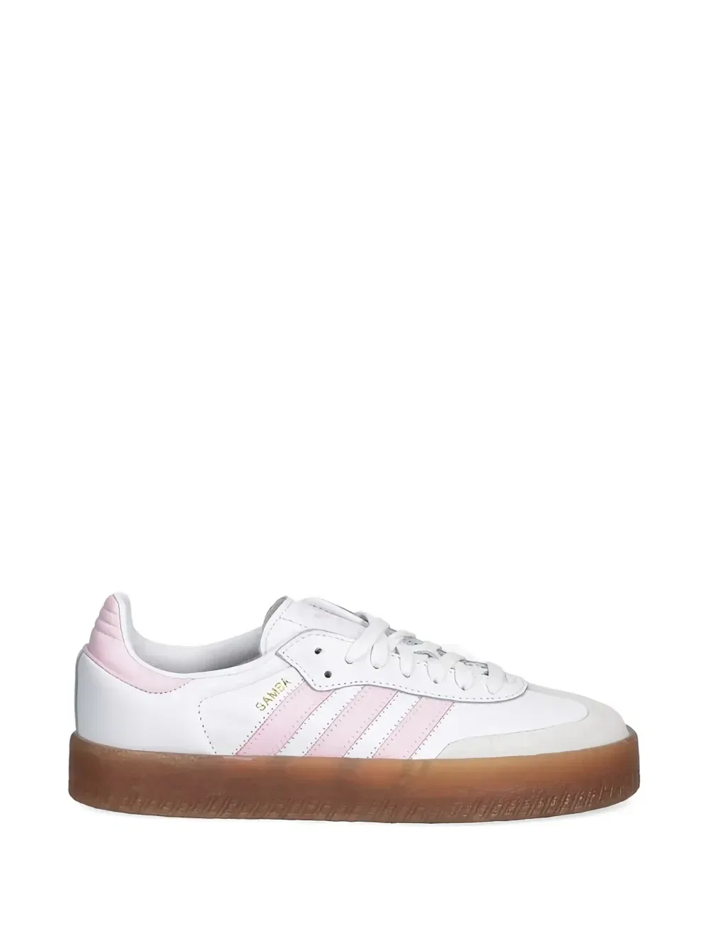 Кроссовки Samba на платформе Adidas Kids, белый